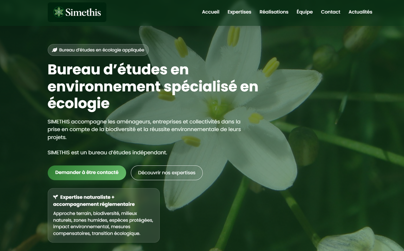 Aper�u du projet Simethis